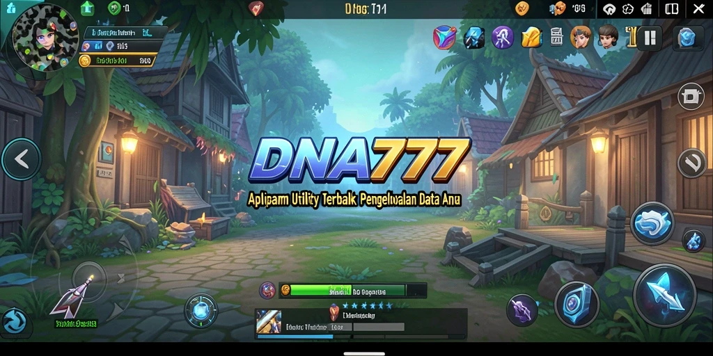 Tampilan antarmuka pengguna aplikasi DNA777 yang intuitif dan bersih.