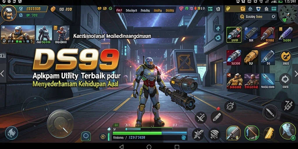 Tampilan antarmuka DS99 yang sederhana dan efisien untuk penggunaan sehari-hari.