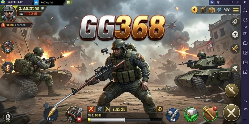 Tampilan gameplay seru dengan strategi pertempuran yang mendebarkan.