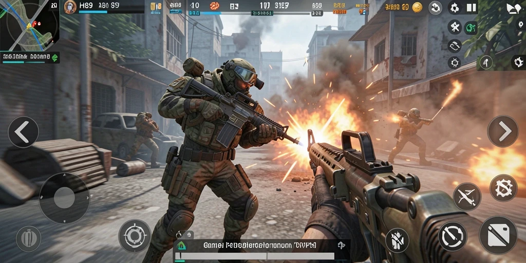 Tampilan aksi mendebarkan dalam gameplay H89 yang memukau.