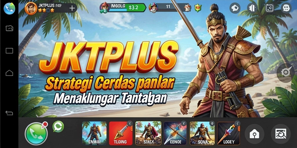 Tampilan gameplay menegangkan dari JKTPLUS dengan strategi yang dinamis.