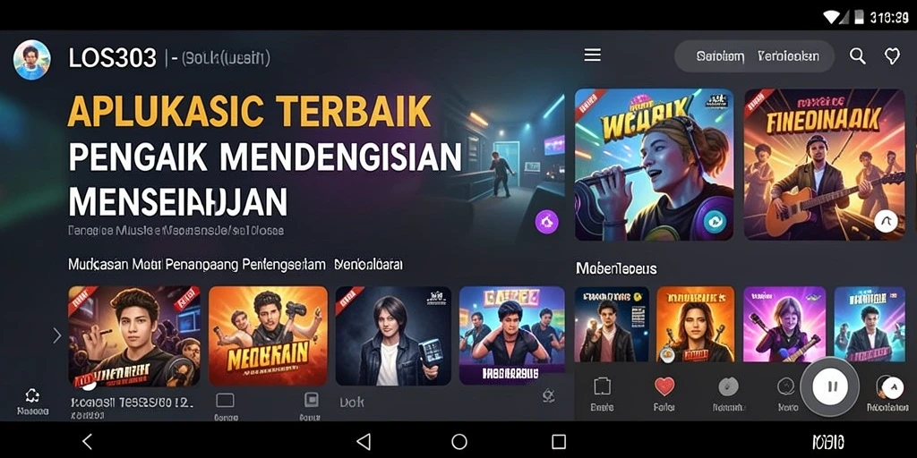 Tampilan gameplay LOS303 dengan pengalaman mendengarkan musik yang mengesankan.