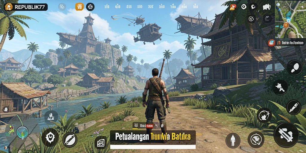 Gameplay REPUBLIK77 yang menarik di dunia terbuka.