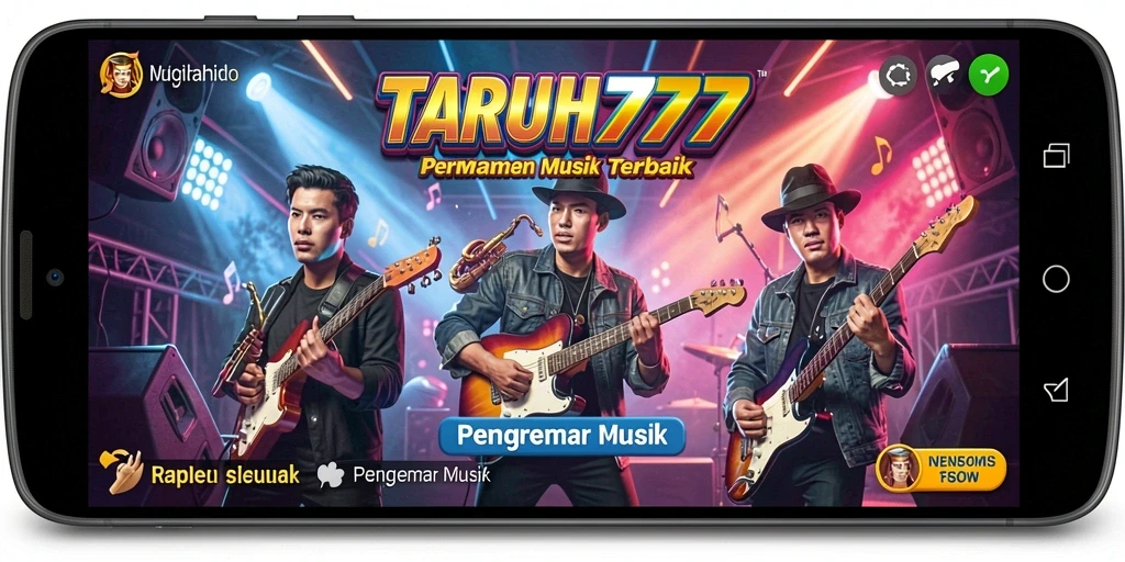 Tangkapan layar gameplay TARUH777 dengan musik yang menyenangkan.